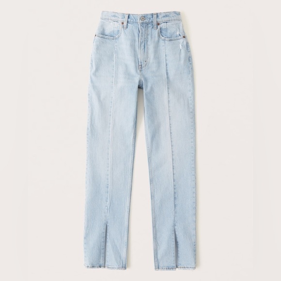 Abercrombie & Fitch The Skinny High Rise Curve Love sz 14 Long - Picture 2 of 6